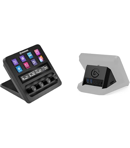 Amazon.co.jp: Elgato Stream Deck + (White) / Dedicated USB Hub Set